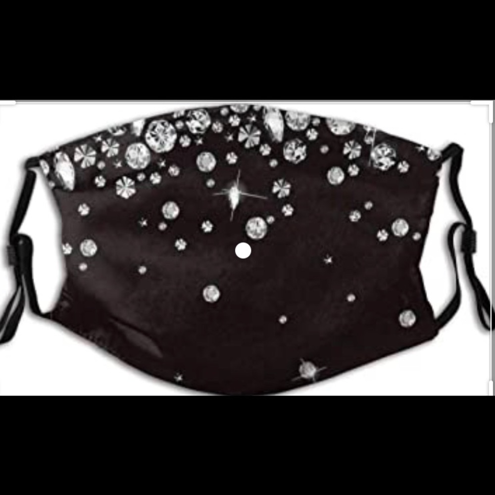 Handmade Rhinestone Face masks - Picture 4 of 16